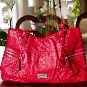 Beautiful Red franco sarto HoBo Handbag purse